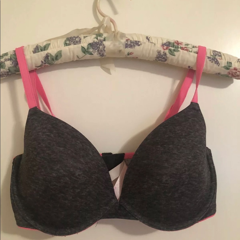 pink victoria secret bra 34D Gray Pink
